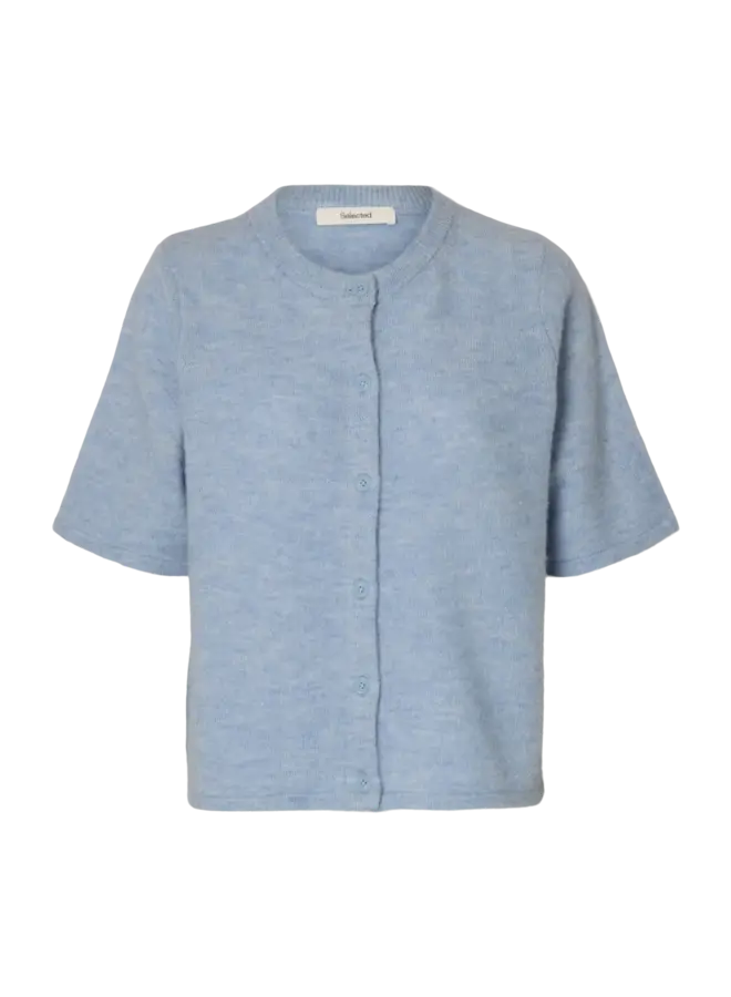 SF lulu 2/4 knit cardigan noos blue