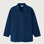 American V. com06 blouse denim raw blue