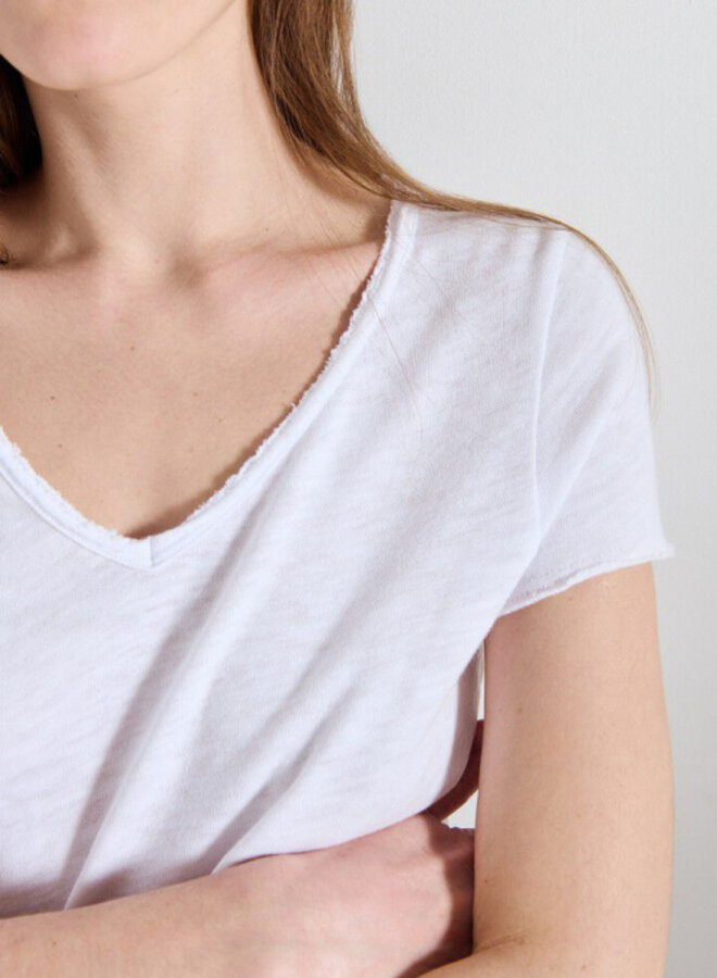 American V. son02A t-shirt blanc