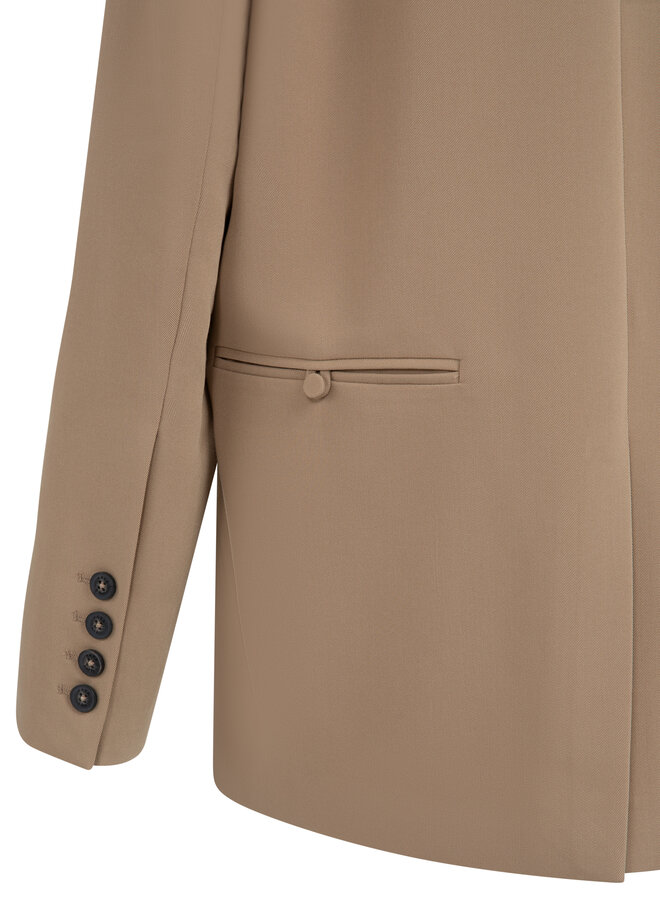 Yaya oversized blazer khaki green