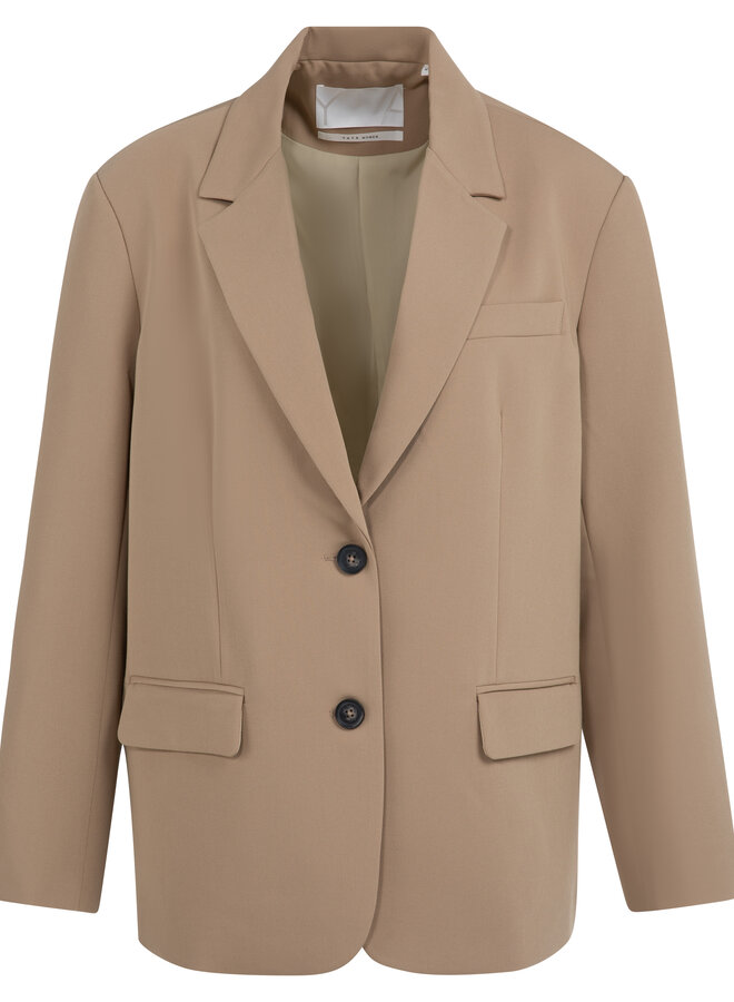 Yaya oversized blazer khaki green