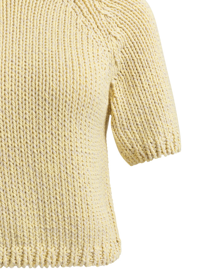 Yaya chunky knit sweater yellow