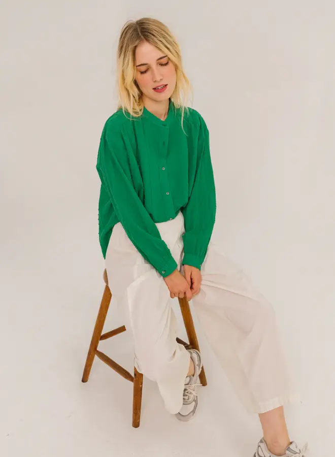 Sacrecoeur blouse ella green
