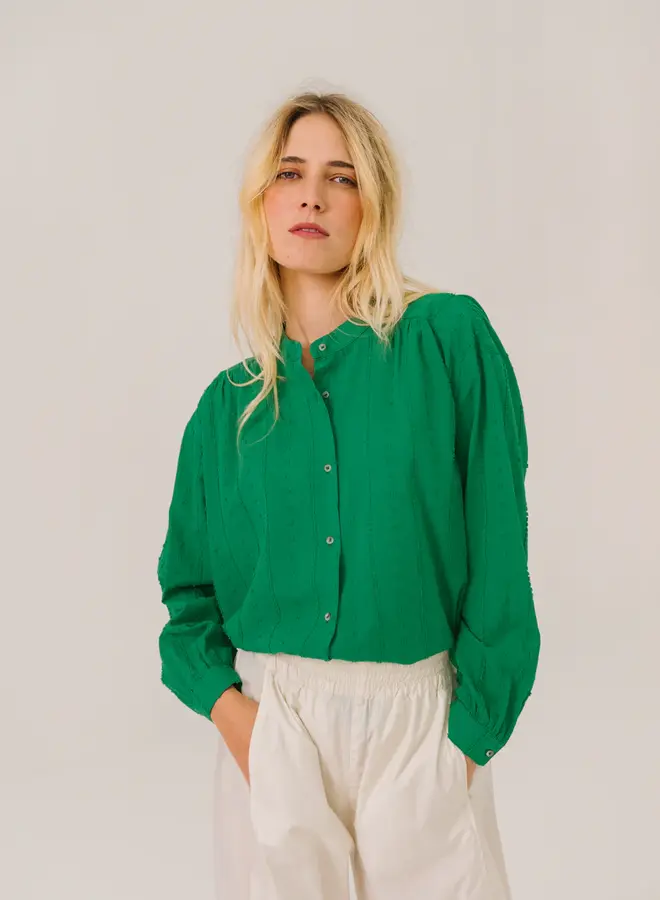Sacrecoeur blouse ella green