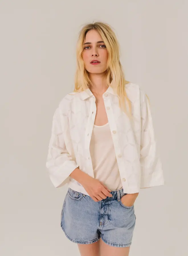 Sacrecoeur blouse laelia blanc