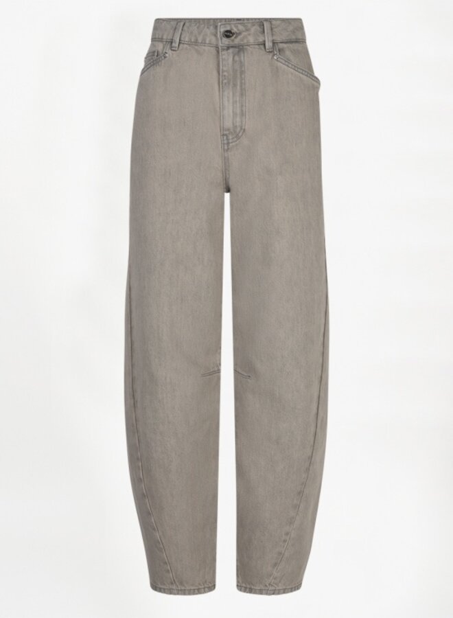 Dante6 brave barrel leg jeans greige overdye