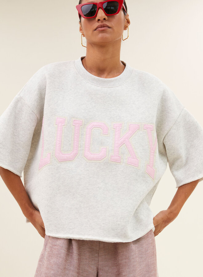 By Bar willow lucky top light grey