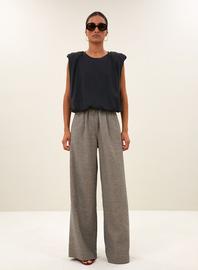 By Bar benji melange pant charcoal