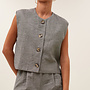By Bar nori gilet charcoal