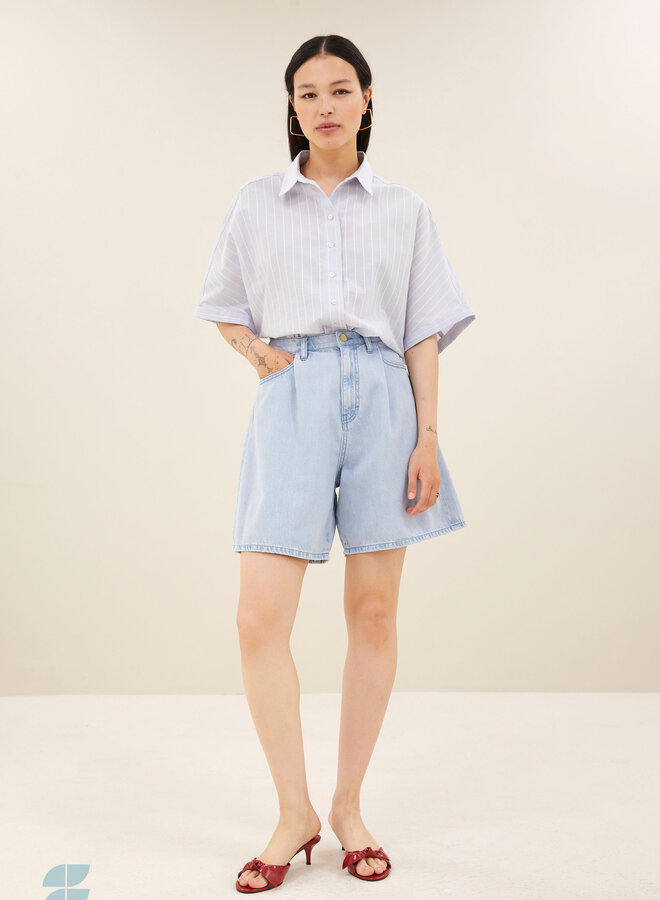 By Bar elisa light denim shorts