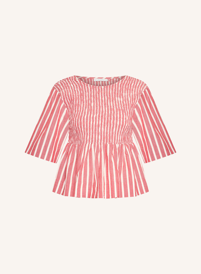 By Bar runa top red stripe