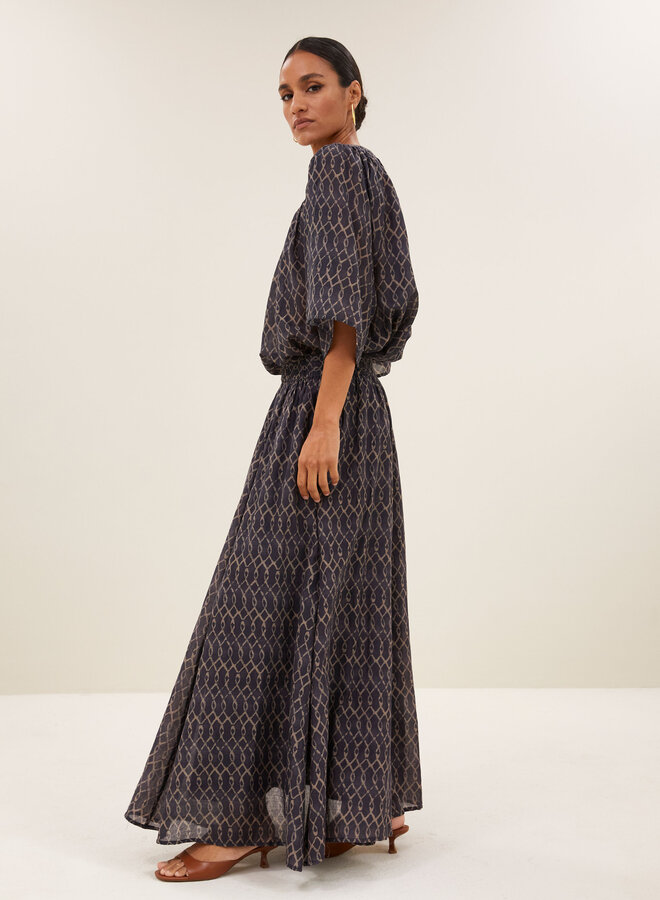 By Bar este marqi print blouse