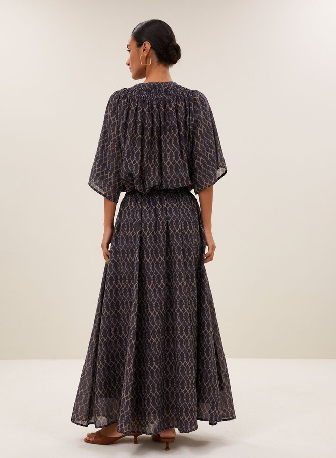 By Bar este marqi print blouse