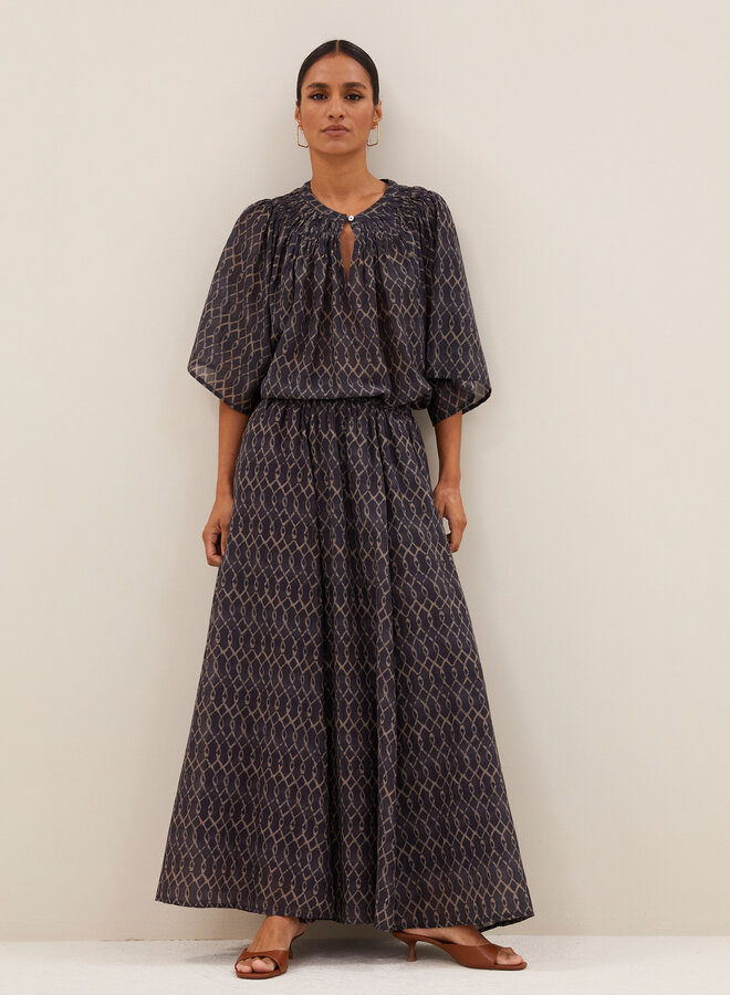 By Bar este marqi print blouse