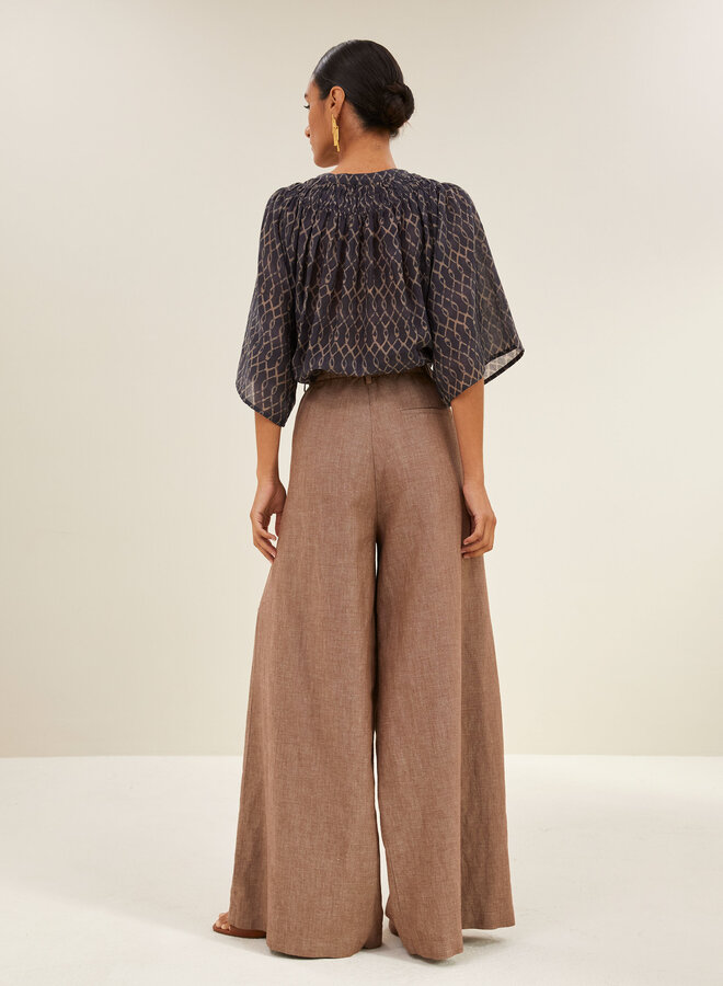 By Bar este marqi print blouse