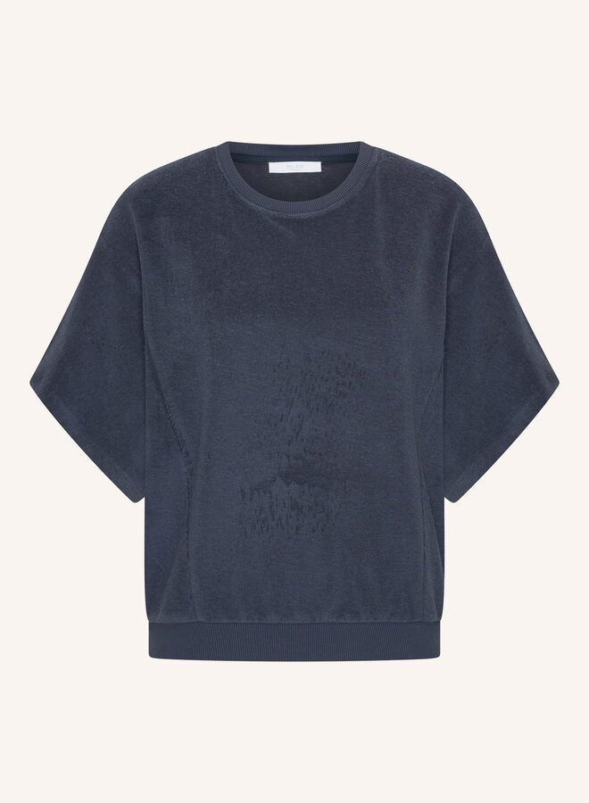 By Bar nuki slub top midnight