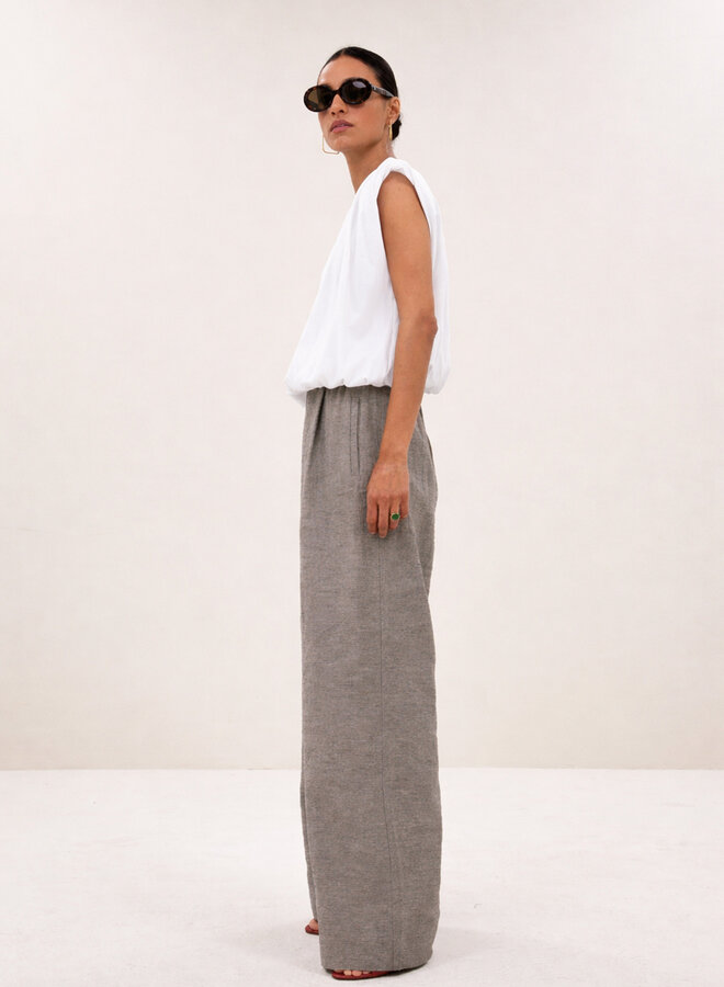 By Bar nilou jersey top off white