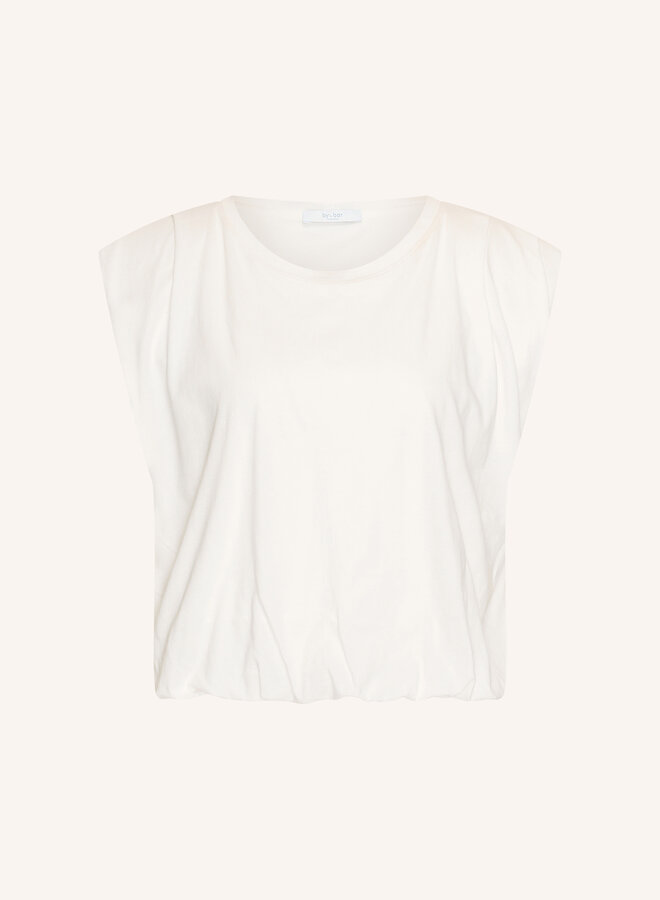 By Bar nilou jersey top off white