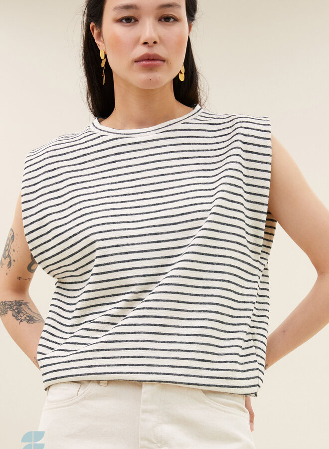 By Bar diede jersey top black stripe