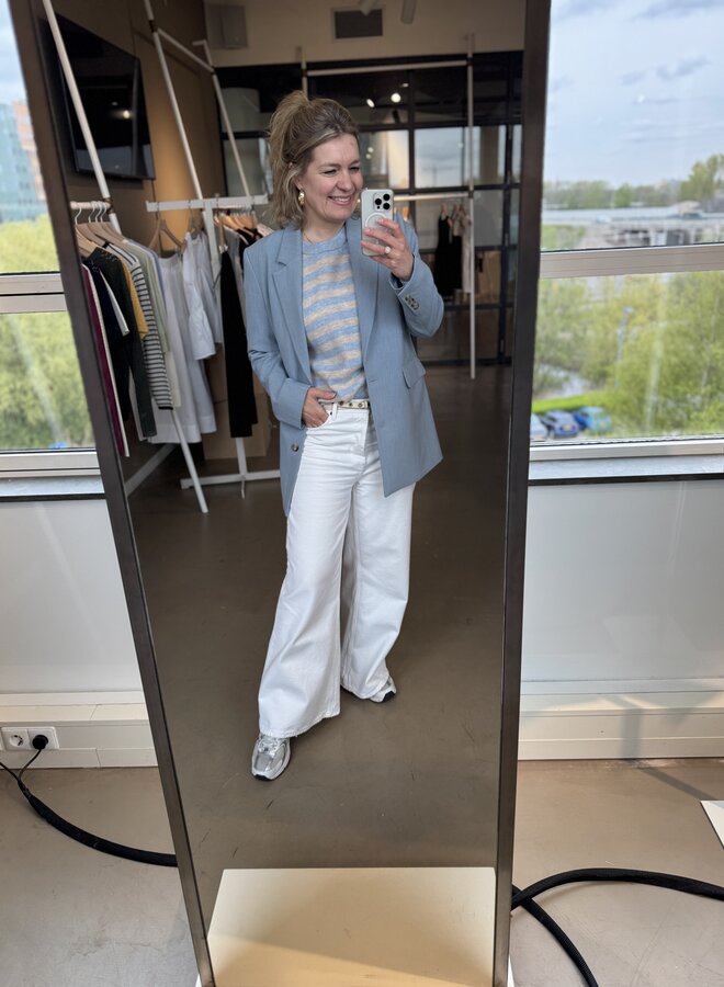 SF rita ls relaxed blazer noos blue