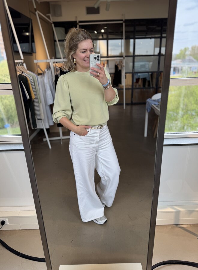 SF tenny 3/4 sweat top noos lint