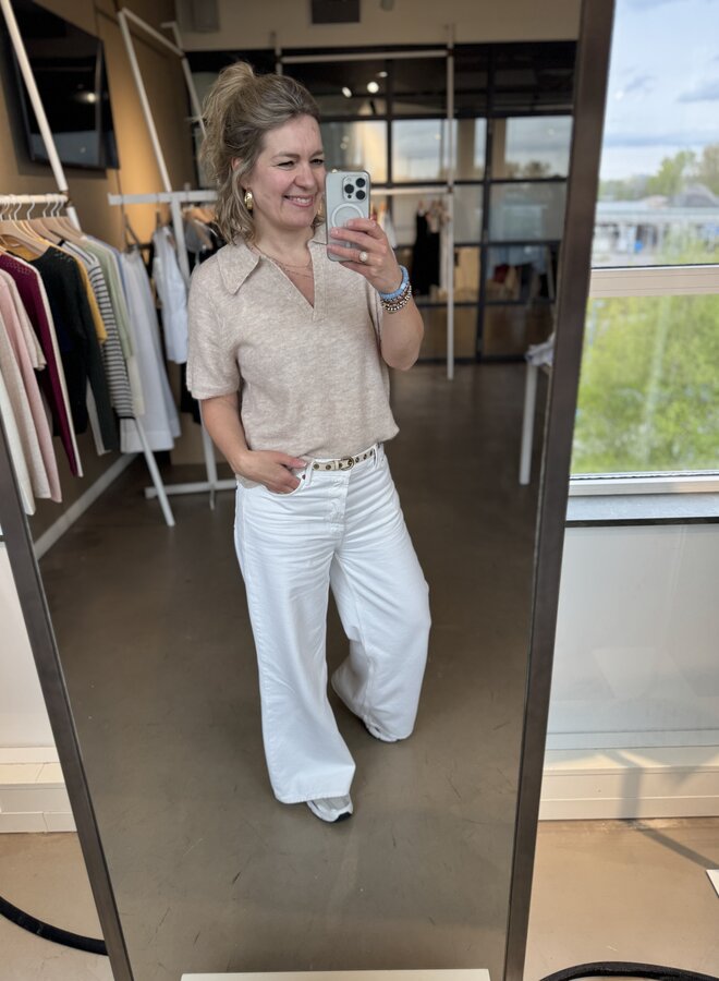 SF S26 lulu knit polo noos birch