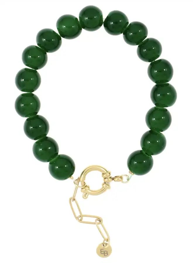 Ellen Beekmans gemstone armband groen