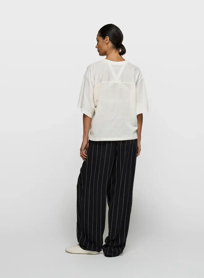 10days S262 mesh baseball tee ecru