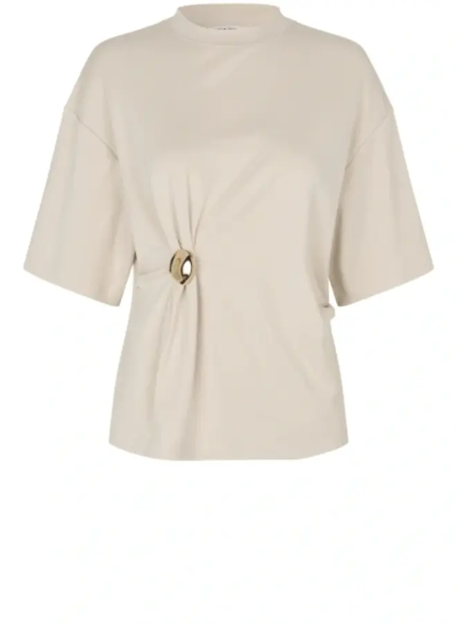 Second F. enora brooch tee soft beige