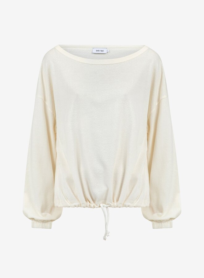 Knit-ted S26 hilly sweater creme