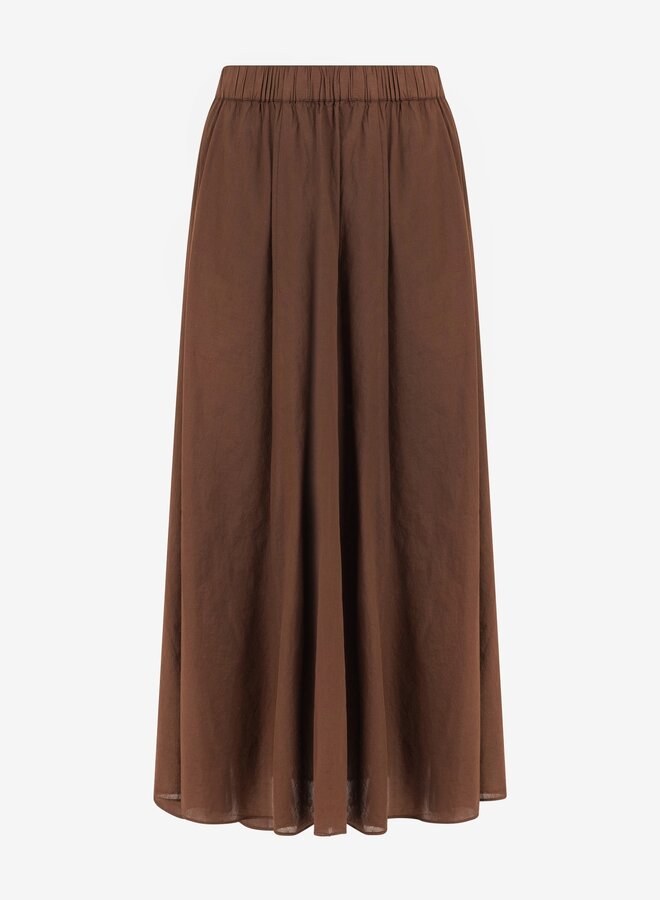 Knit-ted cato skirt mid brown