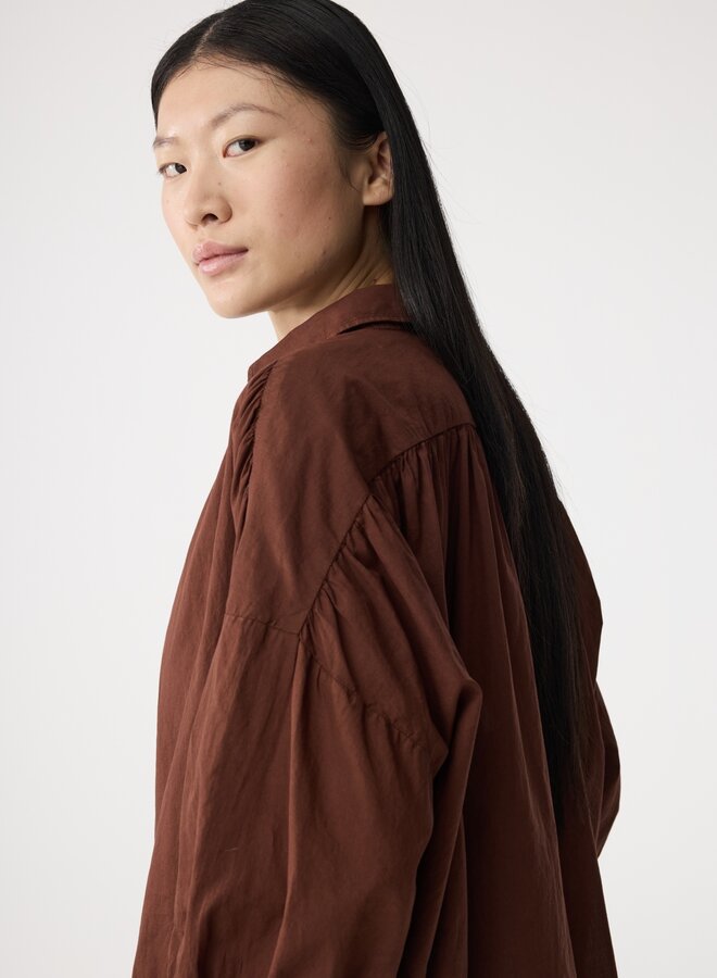 Knit-ted mook blouse mid brown