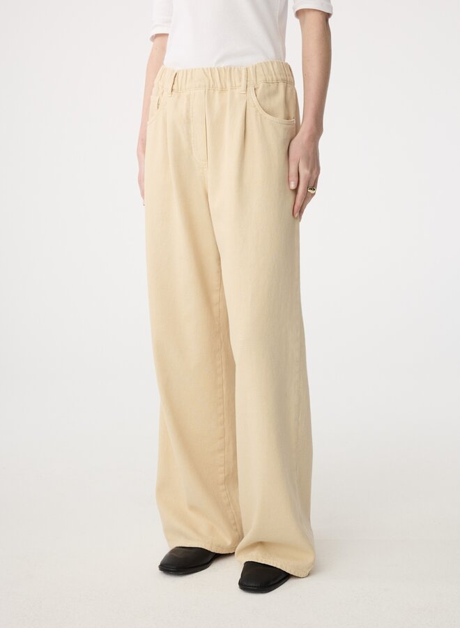 Knit-ted twiggy pants sand