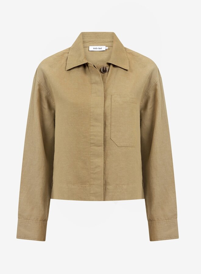 Knit-ted joan jacket clay