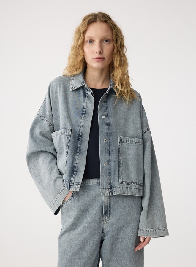 Knit-ted S26 dory jacket blue