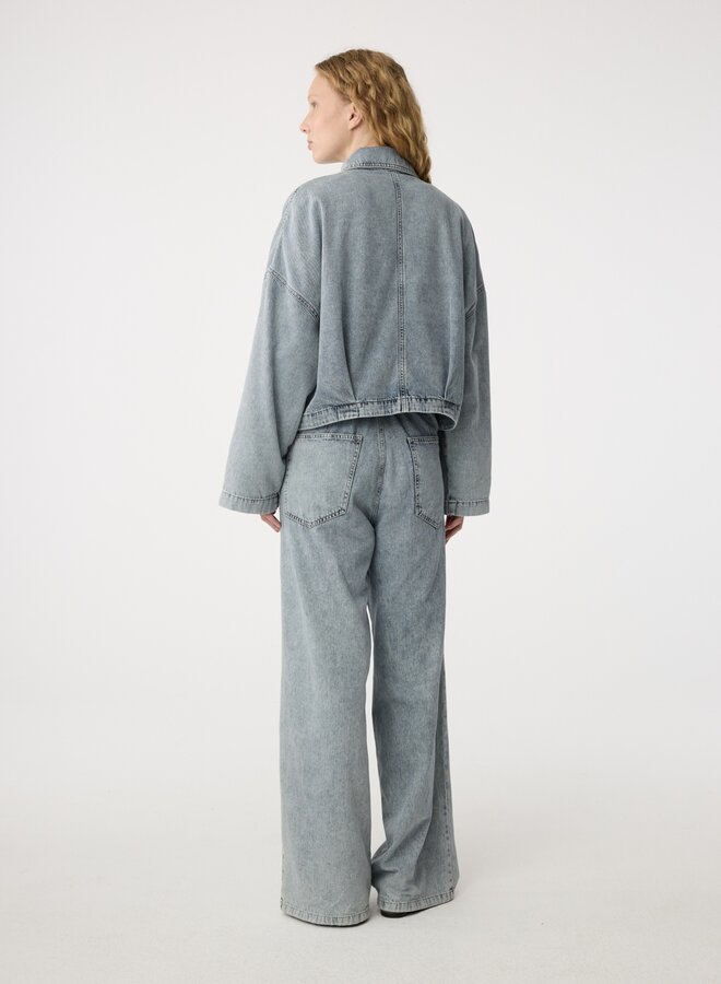 Knit-ted S26 dory jacket blue