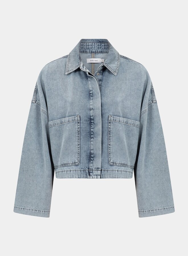 Knit-ted dory jacket blue