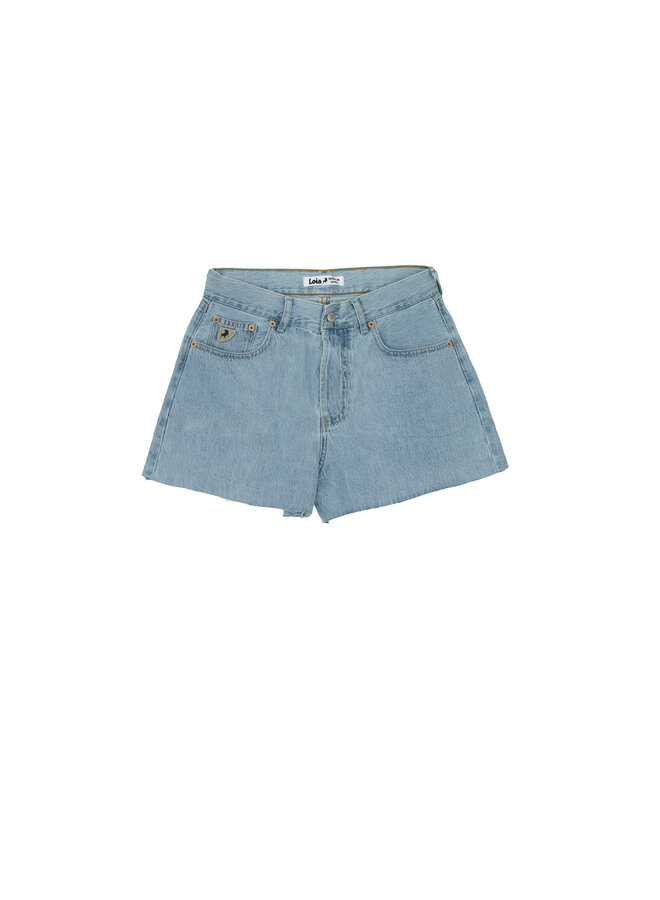 Lois sandra c short 3347-7959 bleach frayed