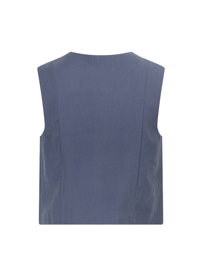 Moss frode waistcoat vintage indigo