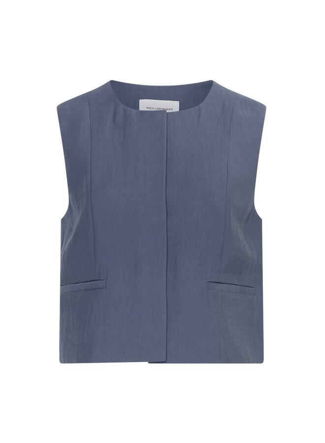 Moss frode waistcoat vintage indigo