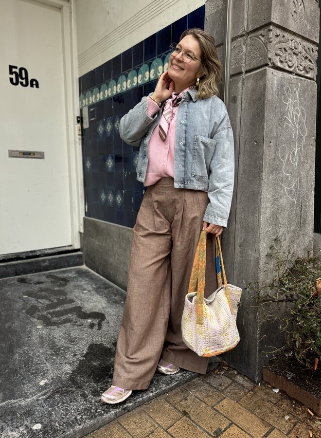 Knit-ted S26 dory jacket blue