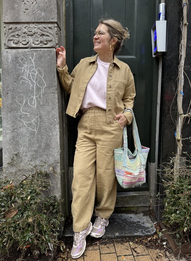 Knit-ted joan jacket clay