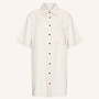 By Bar lexia twill dress cloud white