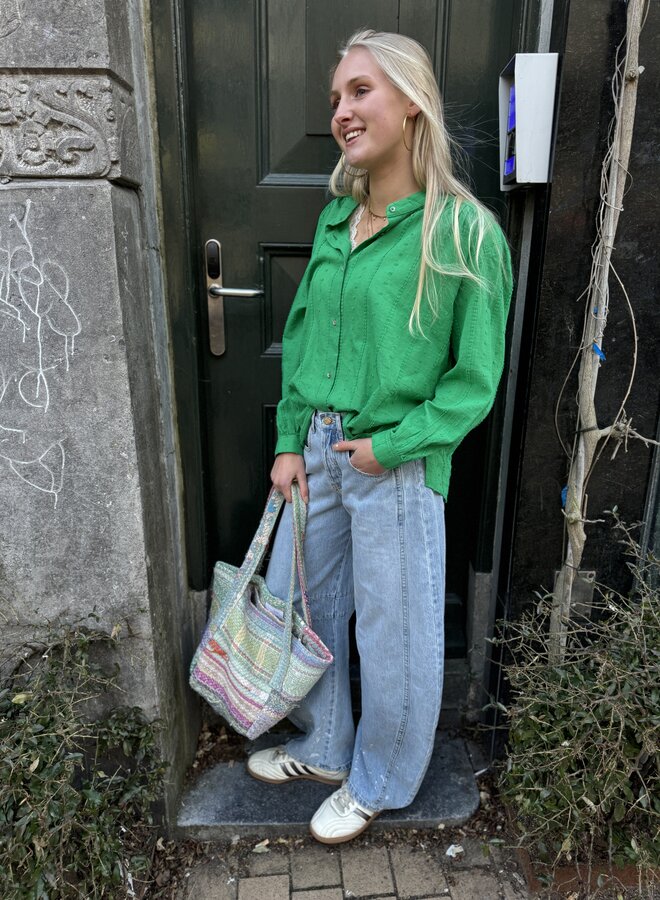 Sacrecoeur blouse ella green