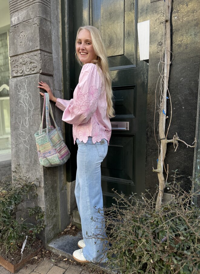 Lois palazzo jeans 2142-7909 bleach