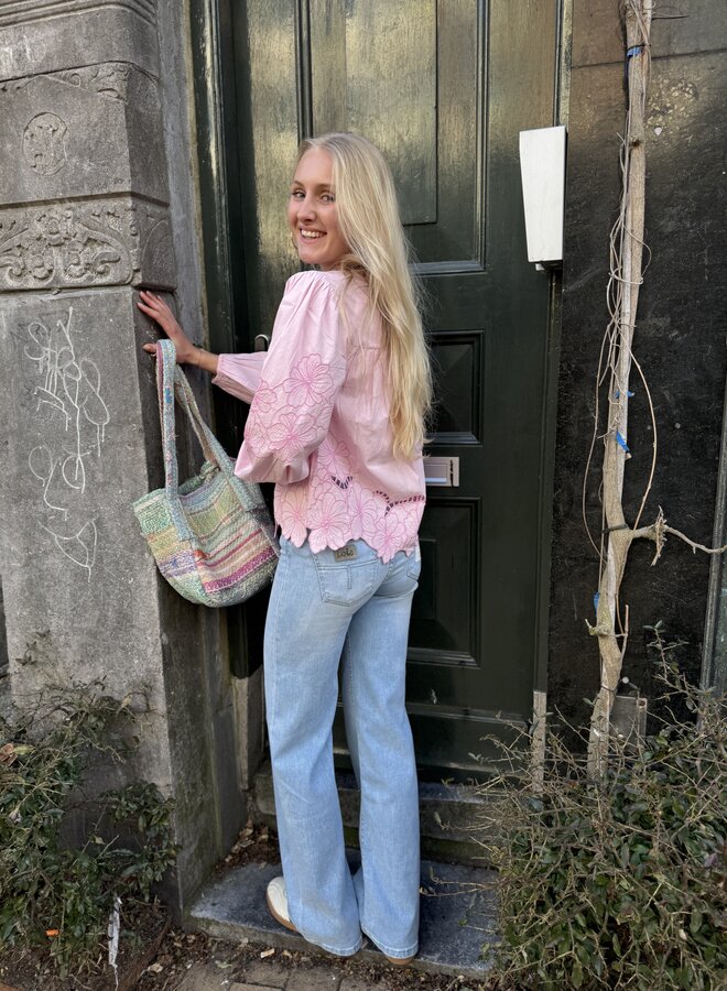 Lois palazzo jeans 2142-7909 bleach