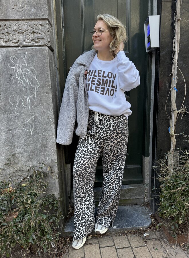 10days S262 statement sweater smile white