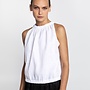 Greek archaic kori top white