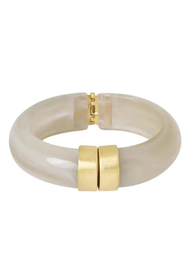 Ellen beekmans bumper bangle off white melee