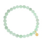 Ellen beekmans armbandje met gemstone balletjes mint